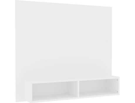 Vidaxl Móvel de TV (102x23.5x90 cm - Madeira Contraplacada - Branco)