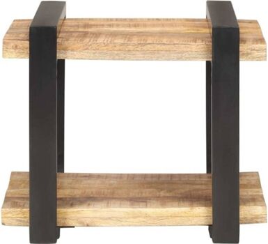 Vidaxl Mesa de Cabeceira 320490 (Castanho - Madeira - 50x40x40 cm)