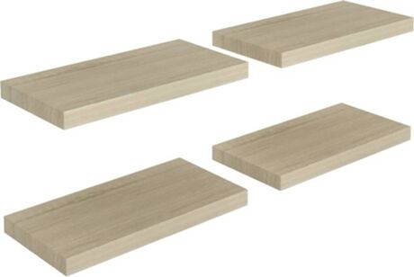 Vidaxl Prateleira 323873 (MDF - 50 x 23 x 3.8 cm - Castanho)