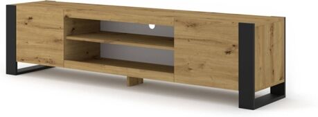 ‎bim Furniture Móvel de TV Mondi (188x40x47 cm - Melamina - Castanho)