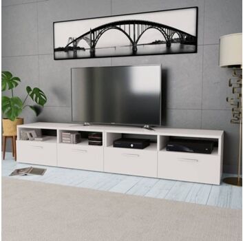 Vidaxl Móveis TV 2 Peças 275110 (95 x 35 x 36 cm - Compensado - Branco)