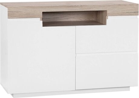 Beliani Cómoda Marlin (Branco - MDF - 40x110x75 cm)