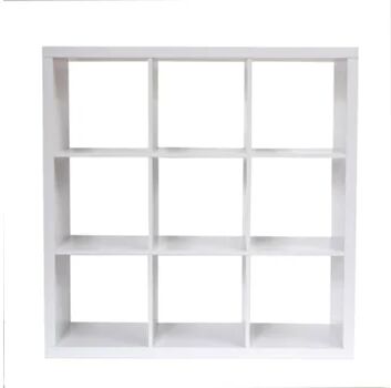 Kasa Estante 9 Cubos Branco (23 x 42 x 117 cm)