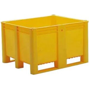 Pallcontainer Granit, 600 l, plastmedar