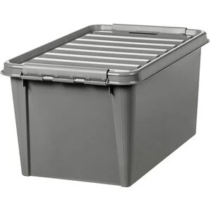 Plastlåda med lock Smartstore Recycled, LxBxH 590x390x310 mm, 47 liter