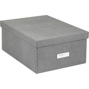 Förvaringsbox Katia canvas grå