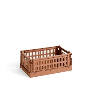 Hay - Hay Colour Crate S - Terracotta - Brun - Korgar Och Lådor
