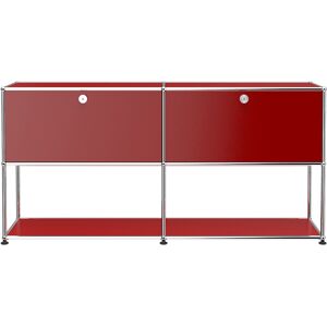 Usm - Usm Haller 40 Sideboard, Usm Ruby Red - Röd - Skänkar Och Sideboards - Metall