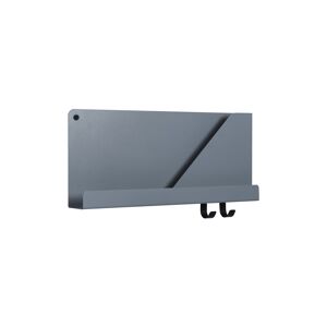 Muuto - Folded Shelves Small, Blue Grey - Hyllor & Hyllsystem - Johan Van Hengel - Svart - Metall