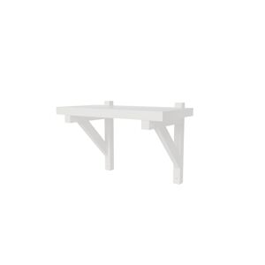 Frama - Bracket Shelf Base White Small - Base White - Vit - Vägghyllor - Trä