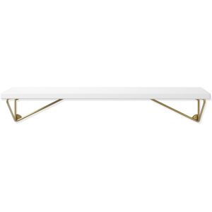 Maze Interior - Pythagoras Xs Shelf White/ Brass Matte - Svart - Svart - Hyllor & Hyllsystem - Metall