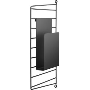 String - String Tidskriftssamlare, Svart - Svart - Hyllor & Hyllsystem - Metall