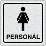 B2B Partner Tabuľka na dvere - WC personál ženy
