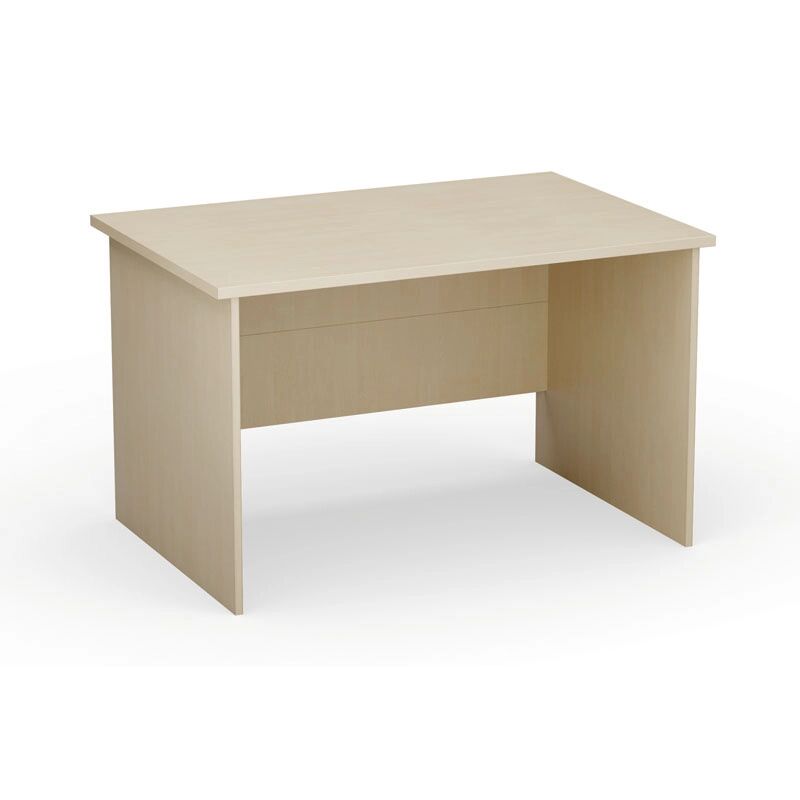 B2B Partner Kancelársky písací stôl primo classic, rovný 120x80 cm, breza