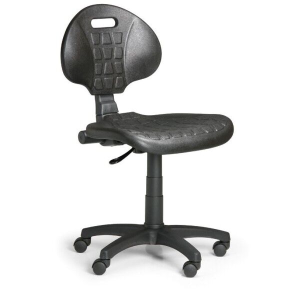 B2B Partner Pracovná stolička pur, permanentný kontakt, pre mäkké podlahy