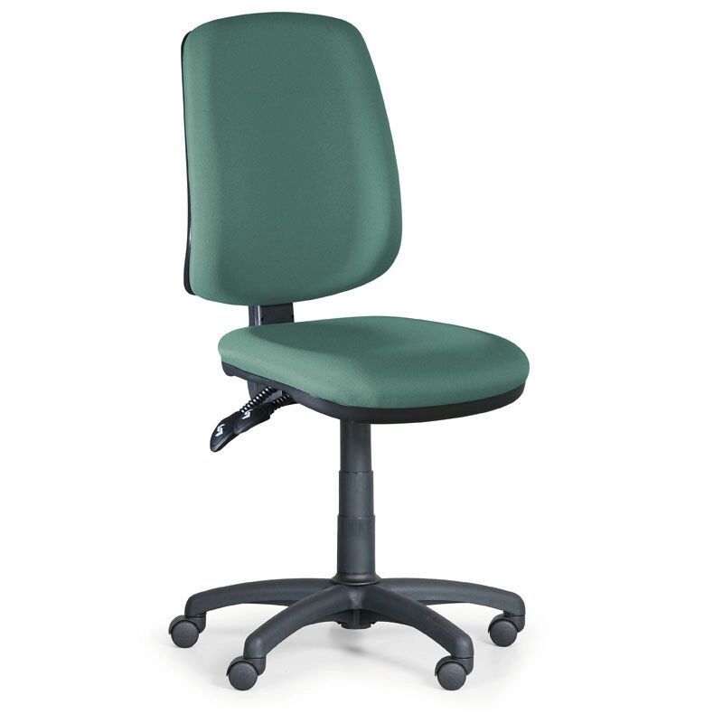 Antares Kancelárska stolička atheus bez podpierok rúk, zelená