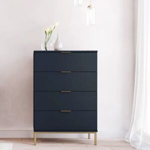 Canora Grey Alleena 4 Drawer 70Cm W Chest of Drawers blue 104.2 H x 70.0 W x 41.0 D cm