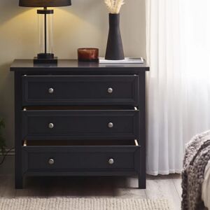 Mack + Milo Jarin 3 Drawer 84Cm W Chest Of Drawers gray/brown 74.0 H x 84.0 W x 44.0 D cm