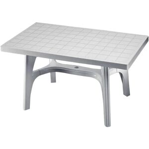 Dakota Fields Pippin Plastic Dining Table white 73.0 H x 140.0 W x 80.0 D cm