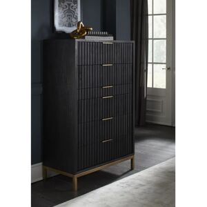 Blue Elephant Holford 6 Drawer Chest black