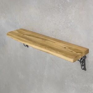 Alpen Home Scandia Oak Solid Wood Bracket Shelf brown 3.0 H x 100.0 W x 20.0 D cm