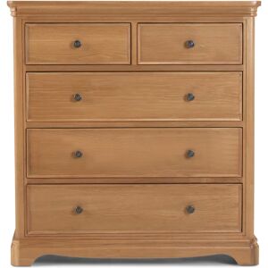 August Grove Providencia 5 Drawer Chest brown 97.0 H x 87.0 W x 45.0 D cm