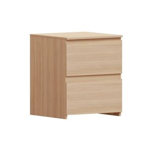 17 Stories Cunha 2 - Drawer Large Bedside Cabinet Bedroom Furniture brown 48.0 H x 39.5 W x 39.5 D cm