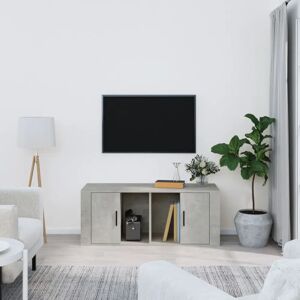 17 Stories TV Cabinet Grey Sonoma 100 x 35 x 40 Cm Engineered Wood gray 40.0 H x 100.0 W x 35.0 D cm