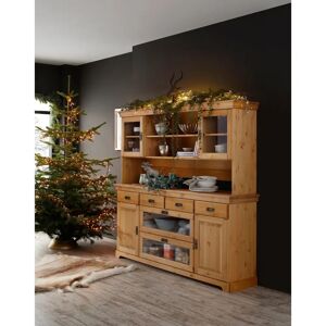 Gracie Oaks Breindel Welsh Dresser brown/green 168.0 H x 180.0 W x 40.0 D cm