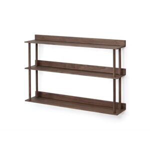 Brayden Studio Bostic 64cm 3 Shelf Shelving Unit brown 64.0 H x 100.0 W x 20.0 D cm