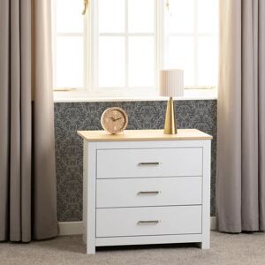 Marlow Home Co. Henryville 3 - Drawer Chest of Drawers white 71.5 H x 80.0 W x 40.0 D cm