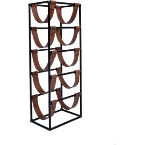 Rio Pouliot 5 Bottle Wine Rack brown 64.0 H x 13.0 W x 22.0 D cm