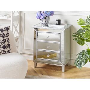 Canora Grey Amiria 3 Drawer 60Cm W Chest of Drawers gray 71.0 H x 60.0 W x 35.0 D cm