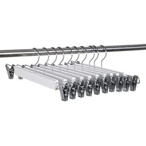 Rebrilliant Irene Hangers with Clips white 13.0 H x 36.0 W x 1.2 D cm