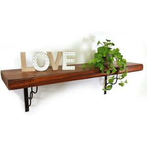 Rio Addysun Bracket Shelf brown 24.0 H x 100.0 W x 22.5 D cm