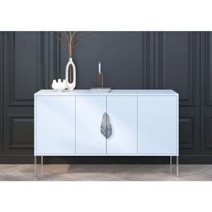 Canora Grey Phillipsburg 130cm Sideboard white 79.0 H x 130.0 W x 40.0 D cm