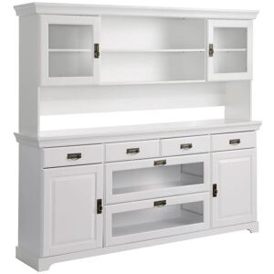 Gracie Oaks Breindel Welsh Dresser white 168.0 H x 180.0 W x 40.0 D cm