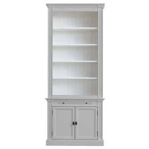 Brambly Cottage Mckernan Bookcase gray 240.0 H x 100.0 W x 40.0 D cm
