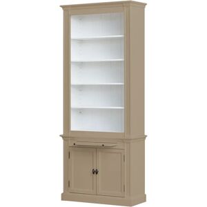 Rosalind Wheeler Beven Bookcase brown 240.0 H x 100.0 W x 40.0 D cm