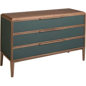 Angel Cerda 3 - Drawer Chest of Drawers brown/green 75.0 H x 119.0 W x 46.0 D cm