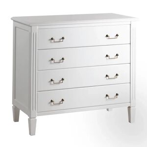 Lily Manor Capri 4 Drawer Chest brown/green/white 94.0 H x 110.0 W x 53.0 D cm