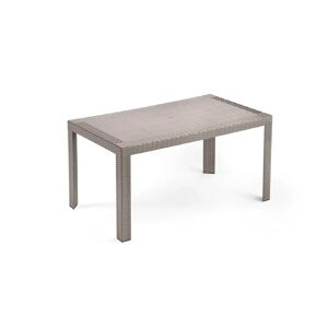 Dakota Fields Mirando Rattan Dining Table 69.0 H x 140.0 W x 80.0 D cm