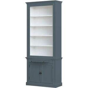 Rosalind Wheeler Beven Bookcase blue 240.0 H x 100.0 W x 40.0 D cm