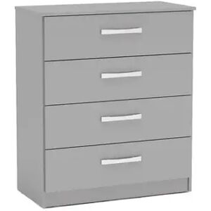 17 Stories Marquitta 4 Drawer 76.6Cm W Dresser gray 89.0 H x 76.6 W x 37.9 D cm