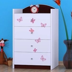 Isabelle & Max Neves 4 Drawer Chest brown 100.0 H x 60.0 W x 44.0 D cm