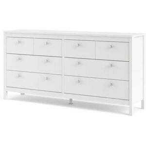 Ebern Designs Cynsere 8 Drawer Double Dresser white 79.7 H x 159.4 W x 38.4 D cm