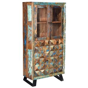 Rio Bush Display Cabinet brown 180.0 H x 90.0 W x 40.0 D cm