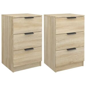 Latitude Run Ivell Bedside Cabinets brown 65.0 H x 40.0 W x 36.0 D cm
