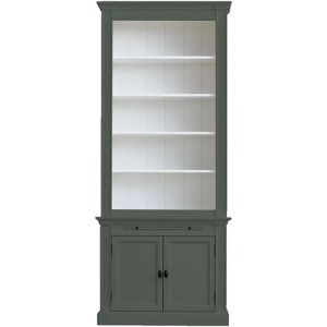 Brambly Cottage Mckernan Bookcase gray 240.0 H x 100.0 W x 40.0 D cm