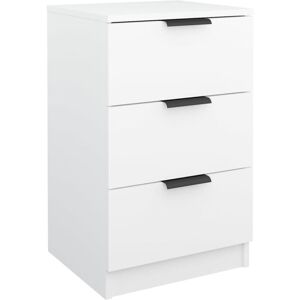 Vidaxl - Bedside Cabinet White 40x36x65 cm White